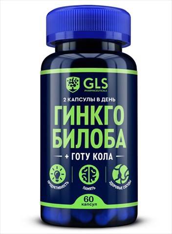 gls гинкго билоба плюс готу кола капс n60 фото