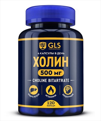 gls холин капс 400мг n120 фото