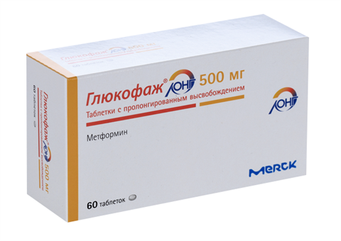 глюкофаж лонг таб с пролонг высвоб 500мг n60 фото