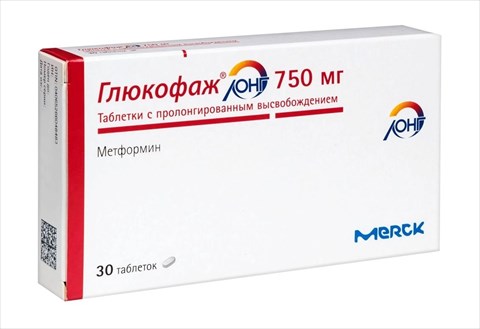 глюкофаж лонг таб с пролонг высвоб 750мг n30 фото