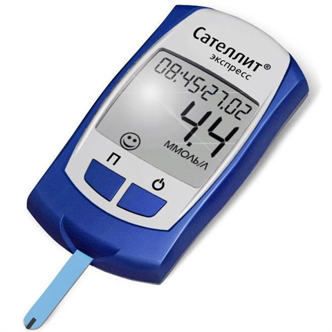 глюкометр сателит экспресс арт пкг-03 плюс 25 тест-полосок фото