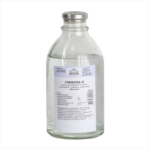 глюкоза-э р-р для инф 5% 400мл фото