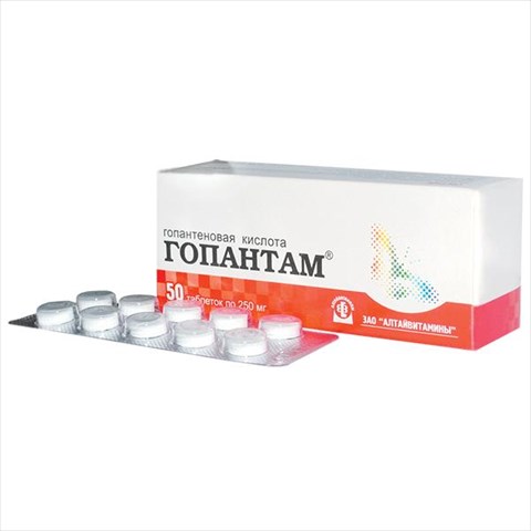 гопантам 250 мг n50 табл фото