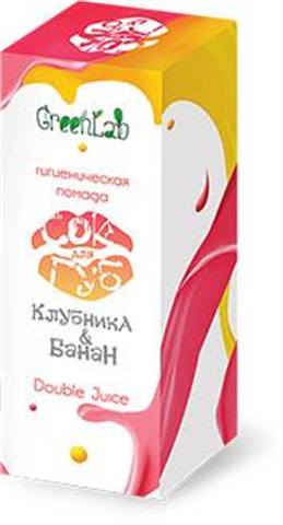 гринлаб помада клубника и банан 3,5 г фото