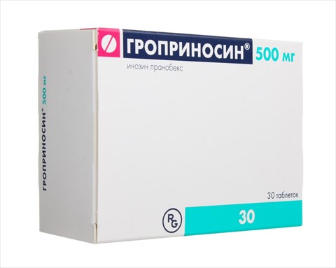 гроприносин таб 500мг n30 фото