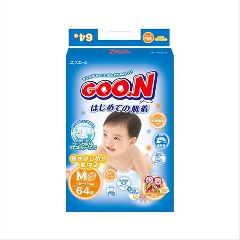 goo n подгузники для детей р m n64 6-11 кг фото
