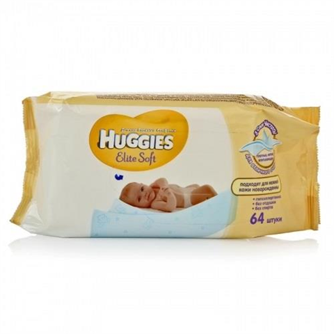 хаггис элит софт салфетки влаж n64 фото