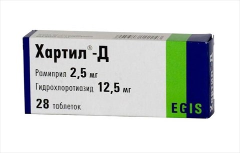 хартил-д 2,5 мг плюс 12,5 мг n28 табл фото
