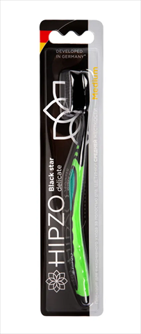 хипзо з/щетка блэк стар средняя деликатный уход фото