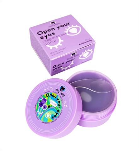 холли полли патчи гидрогел для глаз морской коллаген и эк-т черники n60 фото