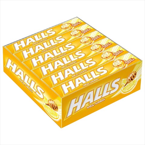 холс леденцы от кашля n9 мед и лимон 12 пачек в блоке фото