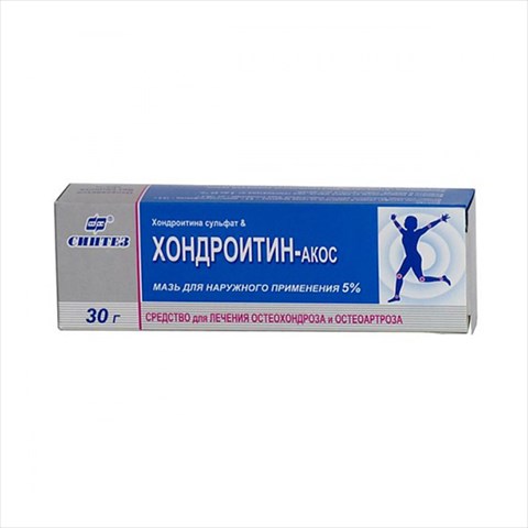 хондроитин-акос мазь для наруж примен 5% 30г фото