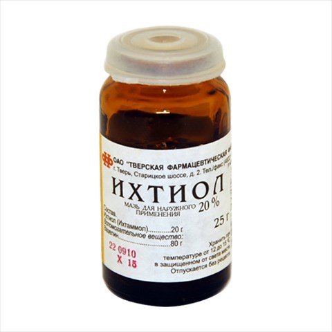 ихтиоловая мазь для наруж примен 10% 25г фото
