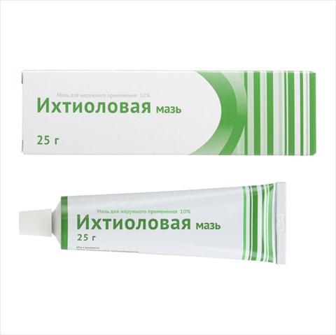 ихтиоловая озон мазь для наруж примен 10% 25г фото