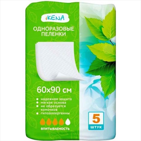 икена пеленки 60смx90см n5 фото