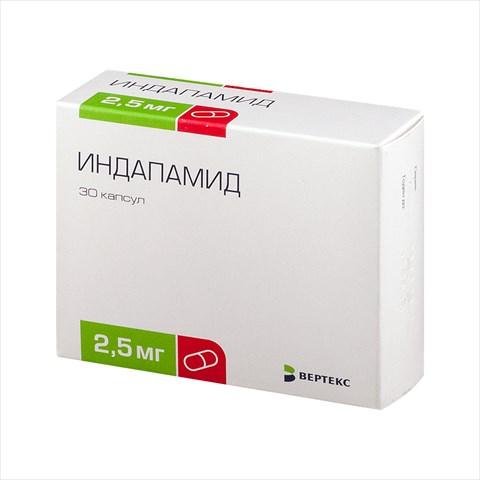 индапамид-вертекс таб ппо 2,5мг n30 фото
