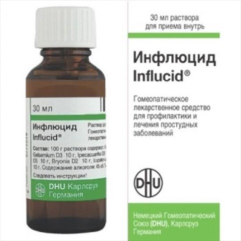 инфлюцид капли 30мл  фото
