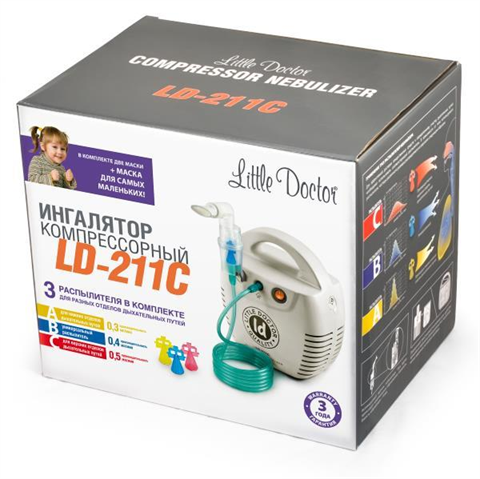 ингалятор литл доктор ld-211с компрессорный фото