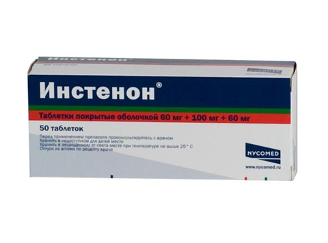 инстенон 60 мг плюс 100 мг плюс 60 мг n50 табл фото