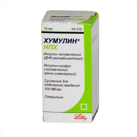 хумулин нпх суспензия для подкожного введения 100 ме/мл 10 мл n1 флакон фото