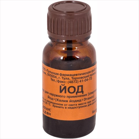йод р-р для наруж примен спирт 5% 10мл фото