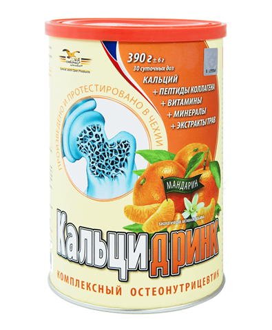 кальцидринк мандарин порошок 390 г фото