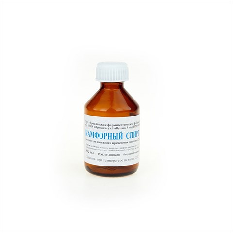 камфорный спирт р-р для наруж примен 10% 40мл фото