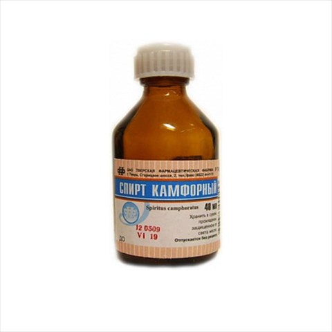 камфорный спирт р-р для наруж примен 2% 40мл фото