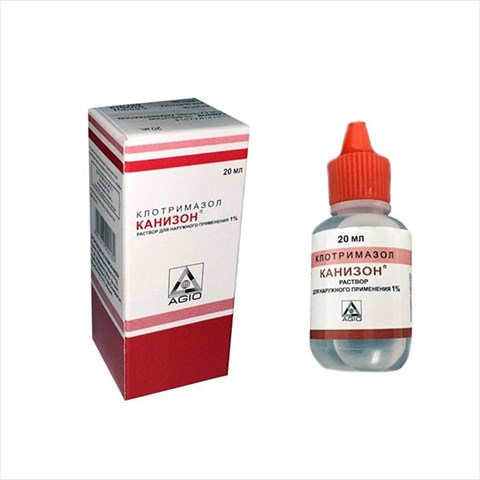 канизон р-р для наруж примен 1% 20мл фото