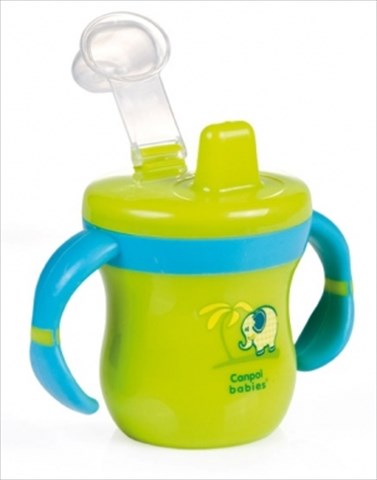 канпол поильник с крышкой для носика 200 мл (2/423) фото
