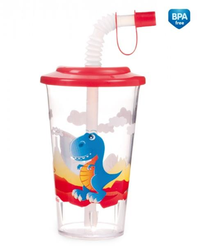 канпол поильник-чашка с трубочкой 320 мл (4/112) фото