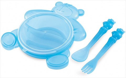 канпол тарелка с ложкой и вилкой (2/422) фото