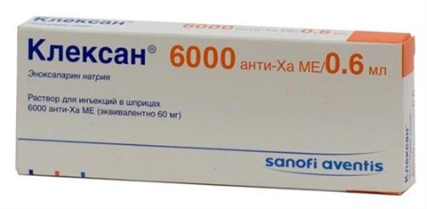 клексан р-р для ин 6тыс ме анти-ха/0,6мл шпр 0,6мл n10 фото