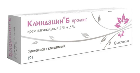 клиндацин б пролонг крем ваг 2%/2% туб 20г фото