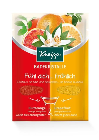 кнейпп кристаллы для ванн апельсин и грейпфрут 60 г  фото