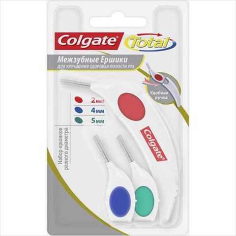 колгейт тотал ершики межзубные 2,4,5 мм фото