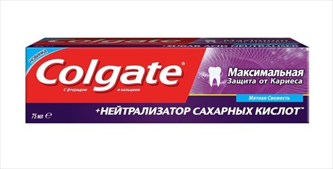 колгейт максимальная защита з/паста 75мл нейтрализатор сах к-ты фото