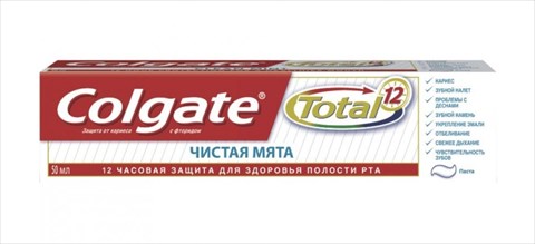 колгейт тотал 12 з/паста 50мл чистая мята фото
