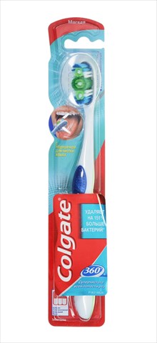 колгейт зубная щетка электрическая 360° суперчистота мягкая фото