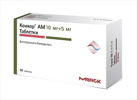 конкор ам таб 10мг плюс 5мг n30 фото