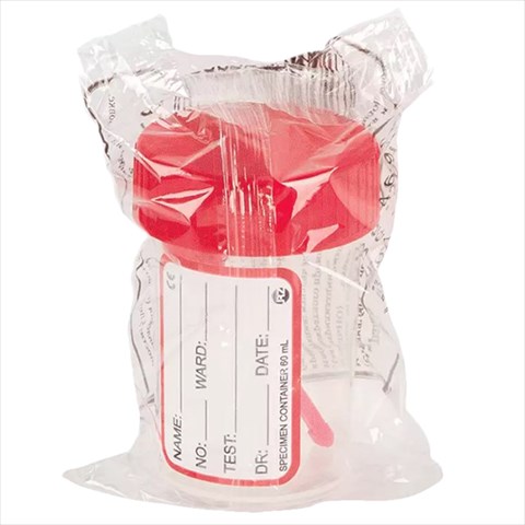 контейнер для сбора биоматериалов 60мл стерил ложка-шпатель фото