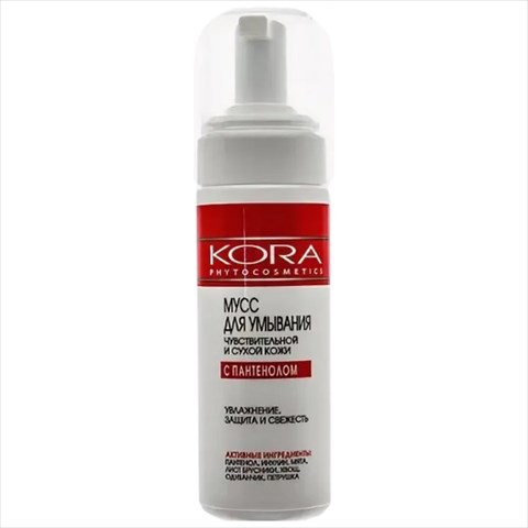 кора мусс для умыван 160мл для сух и чувств кожи фото