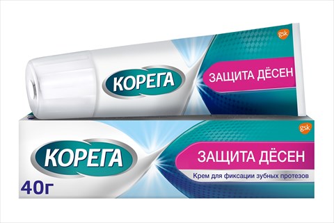 корега крем для фиксации зубных протезов защита десен 40 мл фото