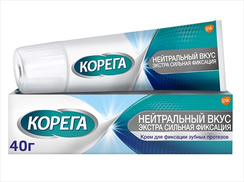 корега крем для фикс з/протезов ежедневная фиксация 40мл нейтральный фото