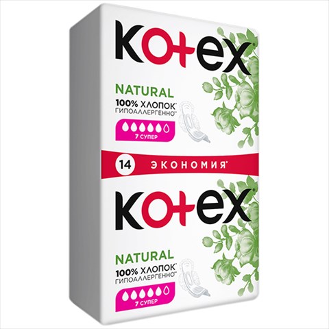 котекс натурал супер прокладки n14 фото