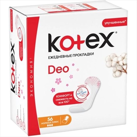 kotex deo нормал прокладки ежедневные n56 фото