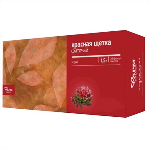 красная щетка, ф/п 1,5г n20 фото
