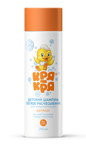 кря-кря шампунь 200мл абрикос фото