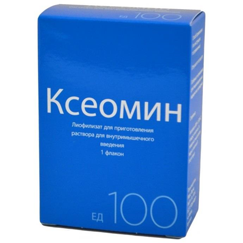 ксеомин лиофил для р-ра для в/м введ 100ед фл n1 фото
