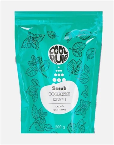 кул рул скраб сахарный для тела соленая мята 200г фото